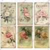Putuo Decor Flower Vintage Poster Plaque Metal Tin Sign Wall Decorative for Barn Room Kitchen Garage Iron Painting
