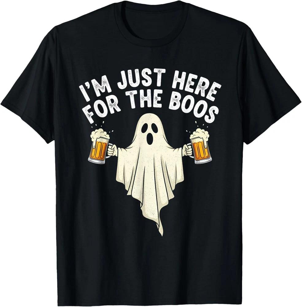 Funny Halloween I_m just here for The boos Costume Gift T-Shirt
