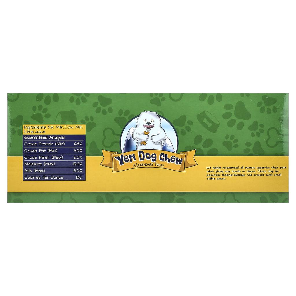 Yeti Dog Chew, Himalayan Yak Cheese, For Dogs, Biscotti, 1.25 Lb