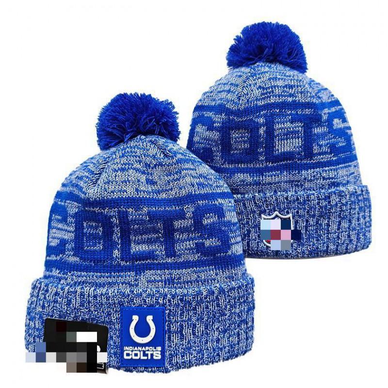 NFL Team Style Knit Beanie Winter Warm Embroidered Fleece Lined Hat Men Women