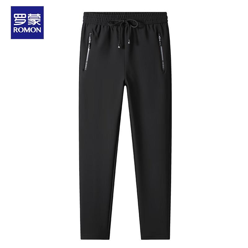 Romon Men's Winter Fleece-Lined Casual Pants