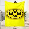 Borussia Dortmund Decke Ultrasoft Geeignet für Stuhl Sofa Wohnzimmer Ganzjahresnutzung Stilvolle Dekoration Geschenk für Reisen Zuhause Geburtstage