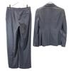 Salvatore Ferragamo Made In Italy Wool Stripe Suit Setup I 42 Gray Women Used