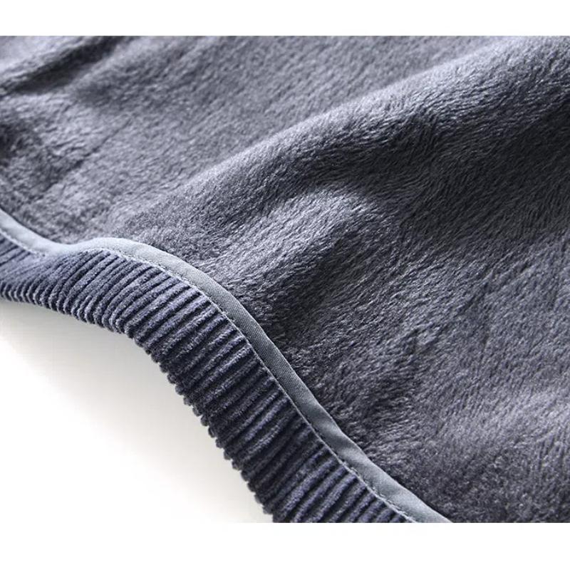 Warmer Mantel für Herbst und Winter für Herren, britische Anzüge und Blazer, Cord-Fleecejacke, einfarbig, einfacher Stil, dicke Jacken