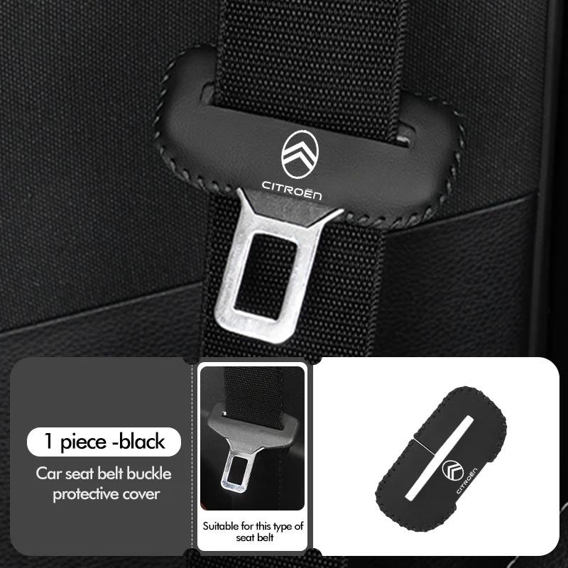 

Car Seat Belt Buckle Protector Cover Anti-Scratch Accessories For Citroen C5 C1 C2 C6 C4L DS3 DS4 DS5 C-Elysee Grand Berlingo