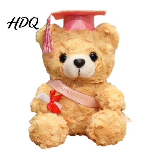 Embroidered Graduation Gown Bear Personalized Gifts 2026 for Her 7-Inch Teddy Bear 18cm D