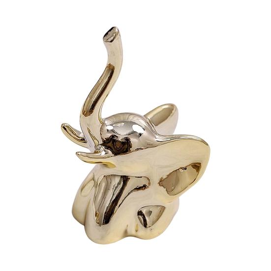 Langlebige Elefantenfigur, bezaubernde, dekorative, bruchsichere Mini-Kaninchen-Elefant-Statue für den Schreibtisch, Ornament für Zuhause