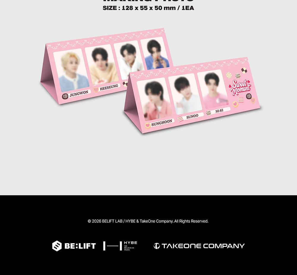 ENHYPEN WORLD COUPON CARD COLLECTION (SWEET MOMENT BASIC / GIFT Ver.)