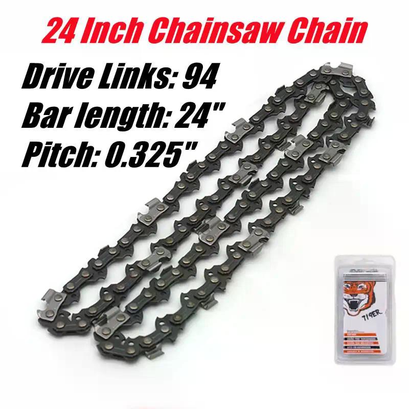 Chainsaw Chain For 20/22/24 Inch Bar 76/86/94 Drive Link Replacement Chainsaw Blades