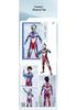 Genuine Ultraman Boys' Tiga Zero Jumpsuit and Leather Suit Set - Cool Spring/Autumn Children's Clothing