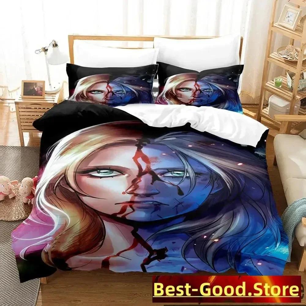 3D Buffy The Vampire Slayer Bettwäscheset Bettbezug Laken Bedrucktes Bettset Kissenbezug Bett Voll Queen King Size Bettdecke Schlafzimmer