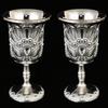 European Mini Glasses,Alloy Retro Relief Rose Vodka Cup, Light Luxury Portable Tall Tumbler, Creative Gift Home Decoration, 1pcs