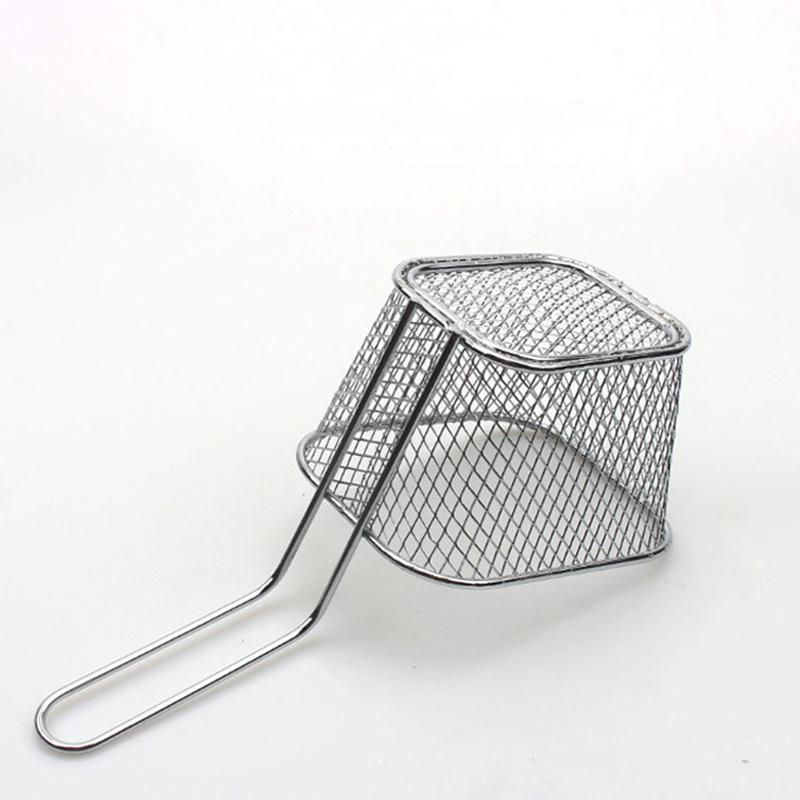 4 stk Matkurv Matlaging Pommes Frites Kurv Mini Frityrkurver Matlaging Pommes Frites Kurv