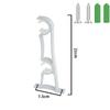 with Screws Curtain Rod Support Heavy Duty Curtain Fixing Clip Durable Window Hardware Tools
