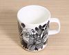 Marimekko Siirtolapuutarha Mug, 250ml, Black and White, 68423 197 [Parallel Import]