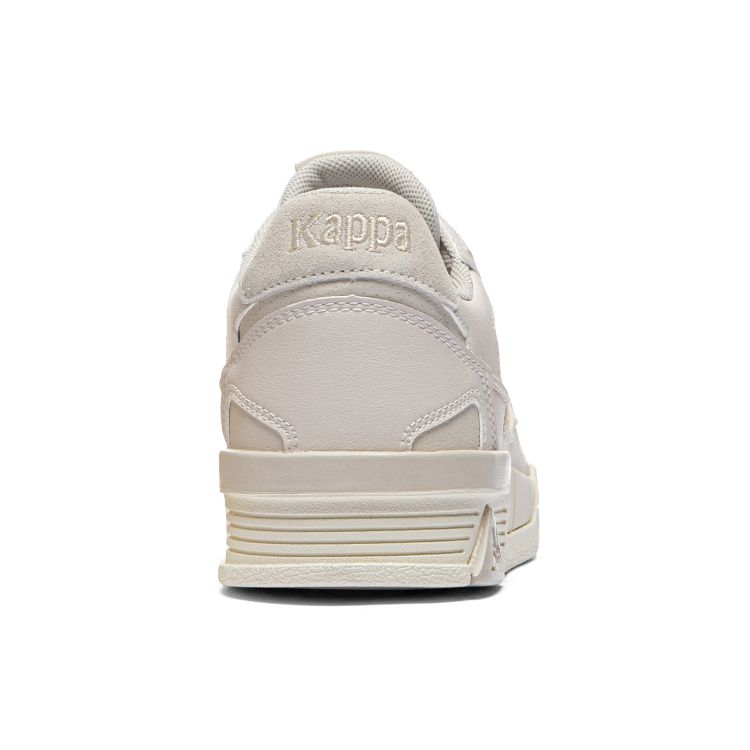 Kappa Retro Versatile Lightweight Breathable Non-Slip Waterproof Wear-Resistant Low-Top Skate Shoes Unisex Sneakers Egrets-White K0DY5CC08D-024