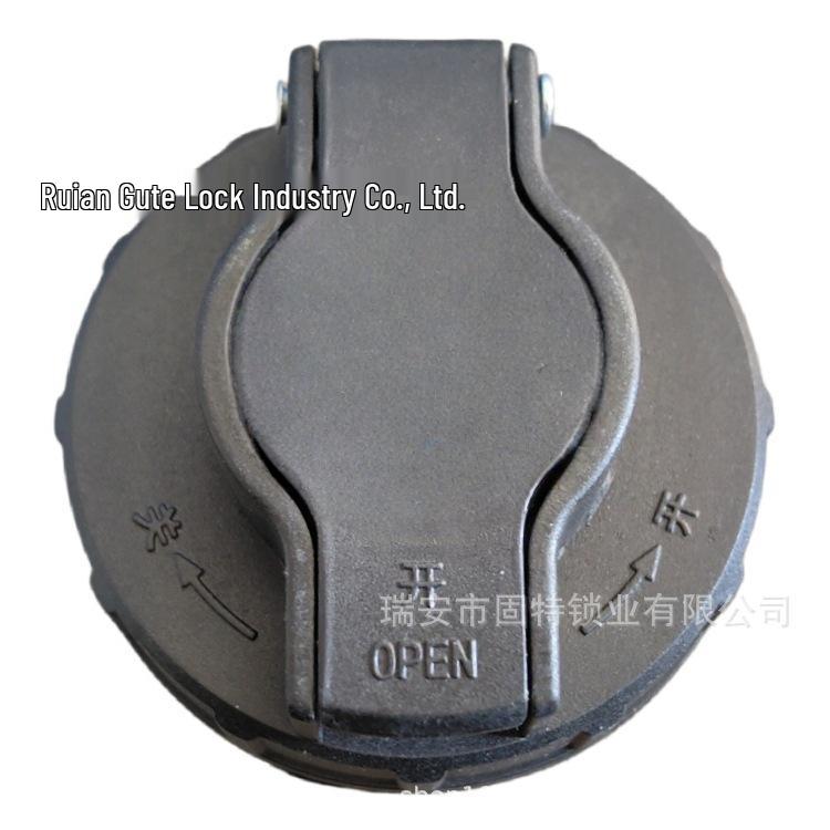Dongfeng Tuyi T5 QT15 Small Truck Lock Threaded Fuel Tank Cap Assembly - 45 Thread Type Yes чёрный