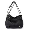 Export new fashionable and versatile middle-aged mother bag large-capacity washed leather shoulder messenger bag soft leather backpack
