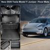 For Tesla Model Y Highland Juniper 2026 all-in-one TPE Trunk mat Luggage mat Four Seasons Waterproof Non-slip Design Floor Mats