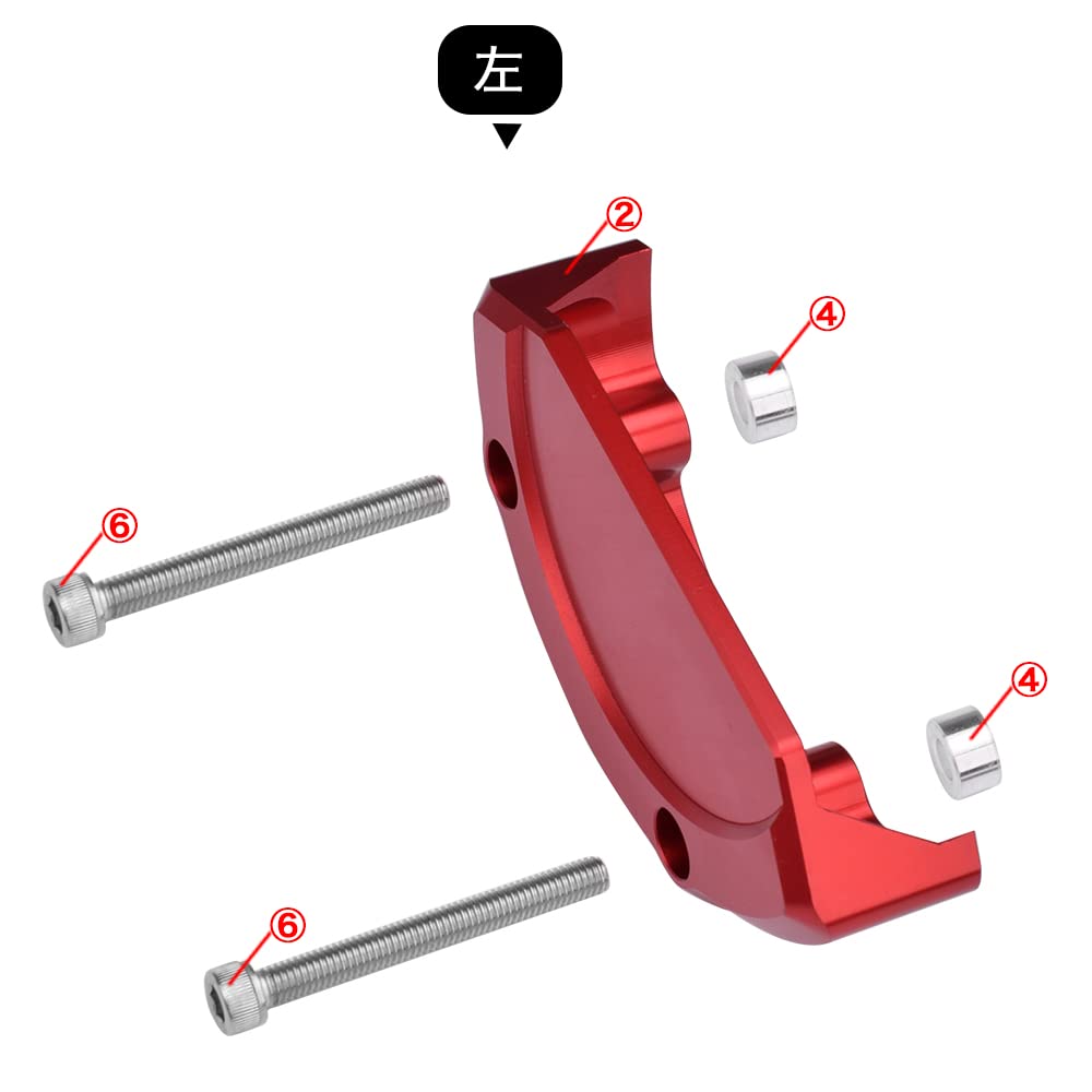 LEDISHUN Engine Cover/Slider/Guard for Honda CB1100/EX/RS (2010-2020), CB1300SF/ABS (1998-2019), CB1300SB/ABS (2005-2019), CB1300ST (2010-2013), and X