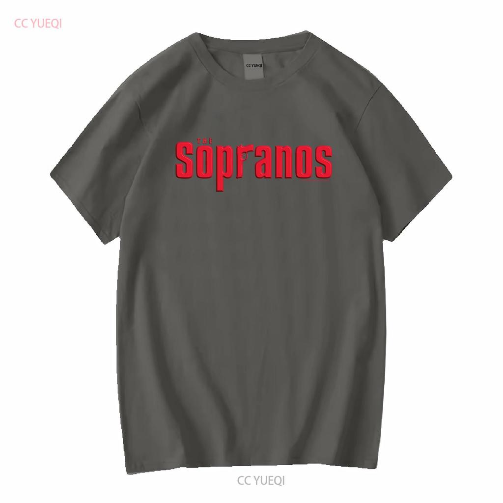 Vintage 2000 Logo The Sopranos HBO TV Show Promo Tričko Velikost XL Černá Y2k vintage Vyprané Měkké grafické Lehce