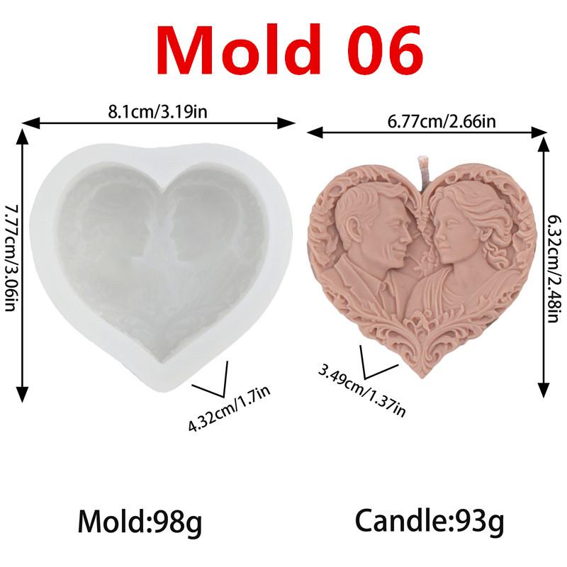 

3D Pregnant Mom Silicone Candle Mold DIY Belly Touching Mom Love Couple Designs Candles Gypsum Soap Mother s Day Gift Home Decor