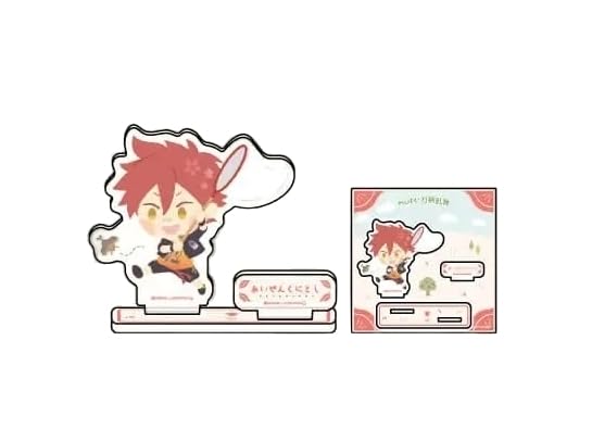 

Naughty! Touken Ranbu ~Everyone s Naughty Time~ Scratch First Edition C Prize Acrylic Stand Plate Aizen Kunitoshi