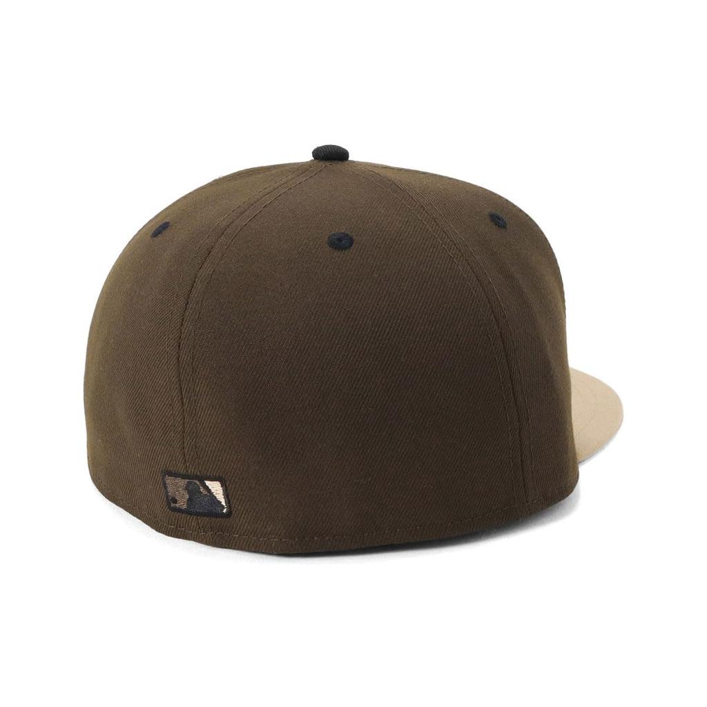 New Era 59FIFTY Goro Nakatsugawa MLB LA Size 7 5950 GORO LOSDOD WAL CAM Cap, Collaboration, Two-Tone, Walnut/Camel, 3/4,