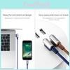 For Iphone 6s 7 Charging Cable Bent Lightning Connector Fast Reach Extended