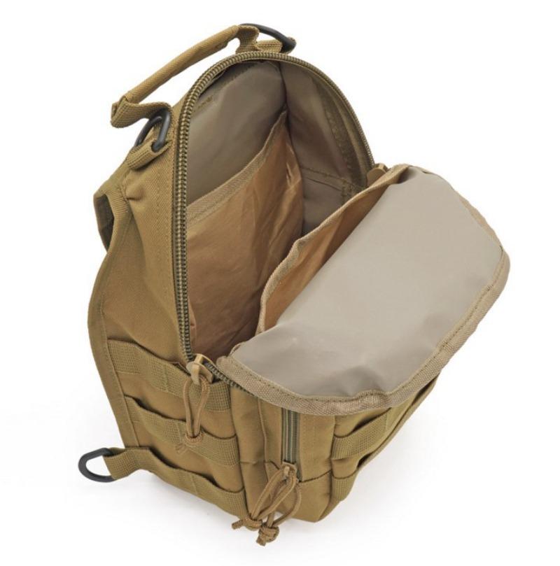 Tactical Shoulder Bag Nylon High Quality Bag Compact for Outdoor Sports Camping Hunting Adventure Single Shoulder Chest Backpack