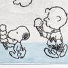 Nishikawa Snoopy Face Ice Cream Made in PN5605TW Towel, 34x80cm, Washable, 100% Cotton, Design, Japan, Imabari, White, XT25136611,