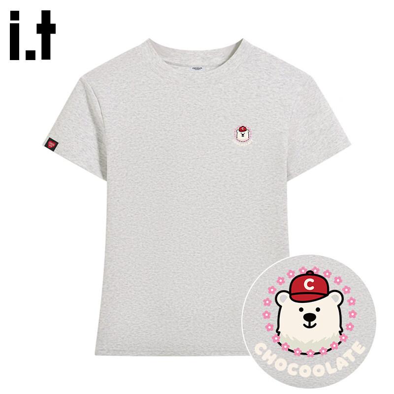 CHOCOOLATE American Bear Print Short Sleeve T-Shirt M