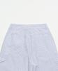TOFFEE WOMEN W Striped Carpenter Pants (Blue)