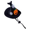 huaqianguhh Halloween Dog Hat, Adjustable Cat Witch Pumpkin Bat Cobweb Pet Hat for Small Medium Dogs Cats Holiday Costume Photo Prop