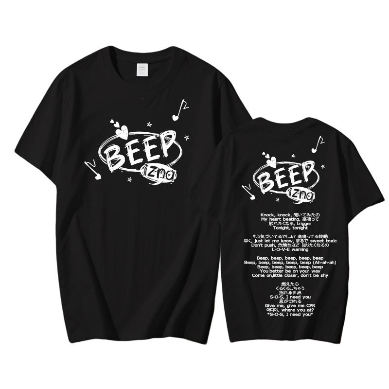 Izna - BEEP 2025 NEW T-shirt  100%Cotton Hip Hop Tshirts Male Printing Punk T Shirt Gothic Streetwear High Quality Tops
