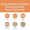 Veeba Sweet Onion Sauce, 350g and Chipotle Southwest Dressing, 300g - Pack of 2
