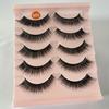 5 Pairs Of Stage Performance Eyelashes Natural Thick Artificial Cross Fairy Hair Eyelashes