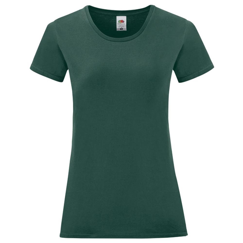 Fruit of the Loom Womens/Ladies Iconic Combed Cotton T-Shirt