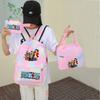 3Pcs/set Anime One Piece Anti-Theft Backpack Casual Daypack with Lunch Bag Pencil Case Back To School Daily Bookbag for Boy Girl Mochila Rucksack