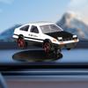 קישוטי פנים לרכב AE86 דריפט קישוטים מסתובבים לוח מחוונים לרכב דגם מירוץ AE86 קישוט קישוט לקונסולה מרכזית קלאסי