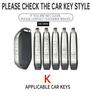 5/6/7/8/9 Buttons Zinc Alloy+Silicone Car Key Case Cover Protective Shell Fob for Kia Ka4 Car Keychain Interior Accessories