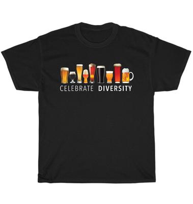 Vielfalt feiern Craft Beer Trinken Betrunken Werden Trinker Party T-Shirt Geschenk
