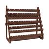 Wooden Tray Wood  Earring Holder Anti-slip Jewelry Stall Display Retro Earring Rack  Rings