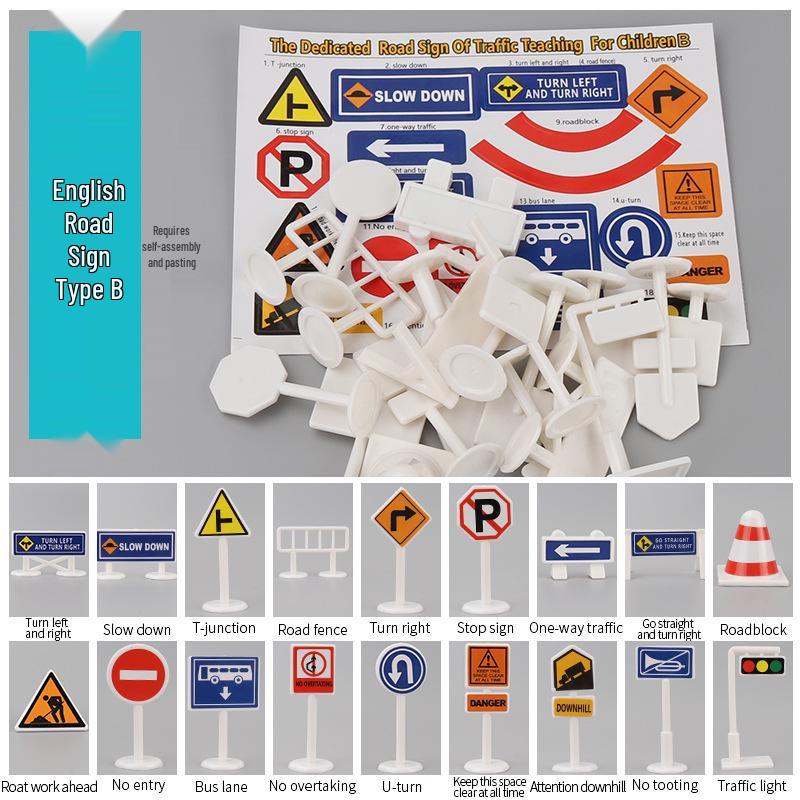 

Cross-Border Traffic Rules Learning Mat for Adults & Children – Educational City Route Game