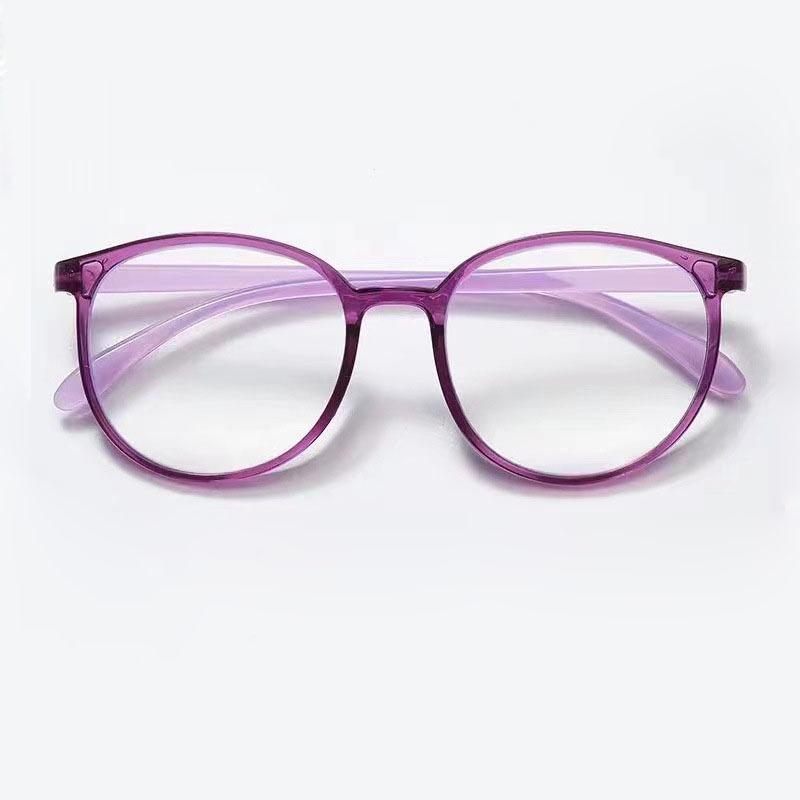 Large Frame Round Vintage Reading Glasses Women Men Lightweight Full Frame Anti Blue Light Presbyopia Eyewear