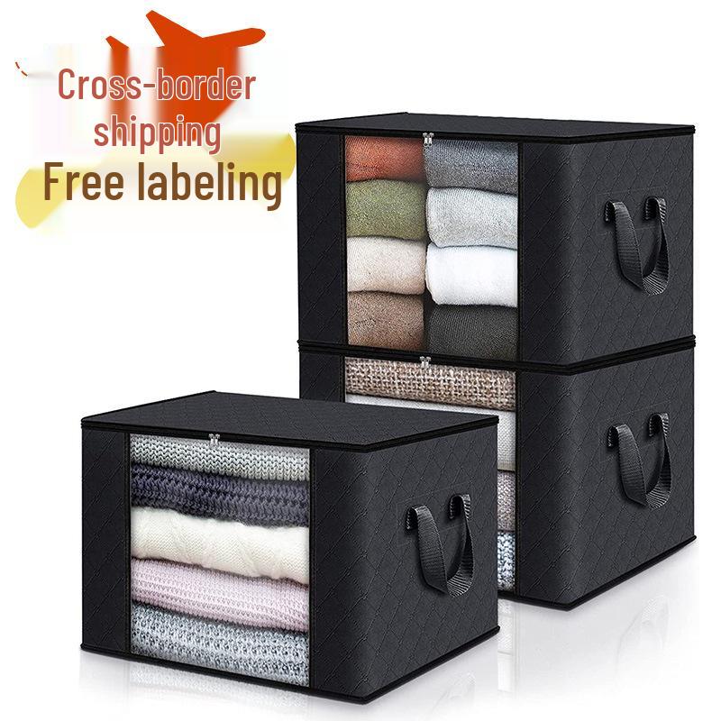 Visible Dustproof Moisture-proof Quilted Wardrobe Storage Bag