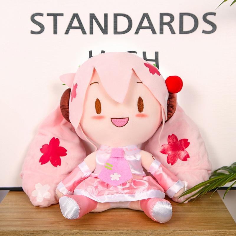Nákup na omezenou dobu Bowknot Hatsune fufu Miku Preciality Plyšový polštářek pro panenky