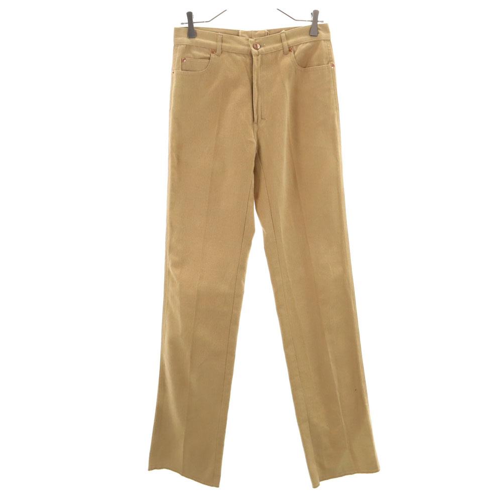 YVES SAINT LAURENT 80s Vintage YKK one-claw made in England Cotton pants Men's Used