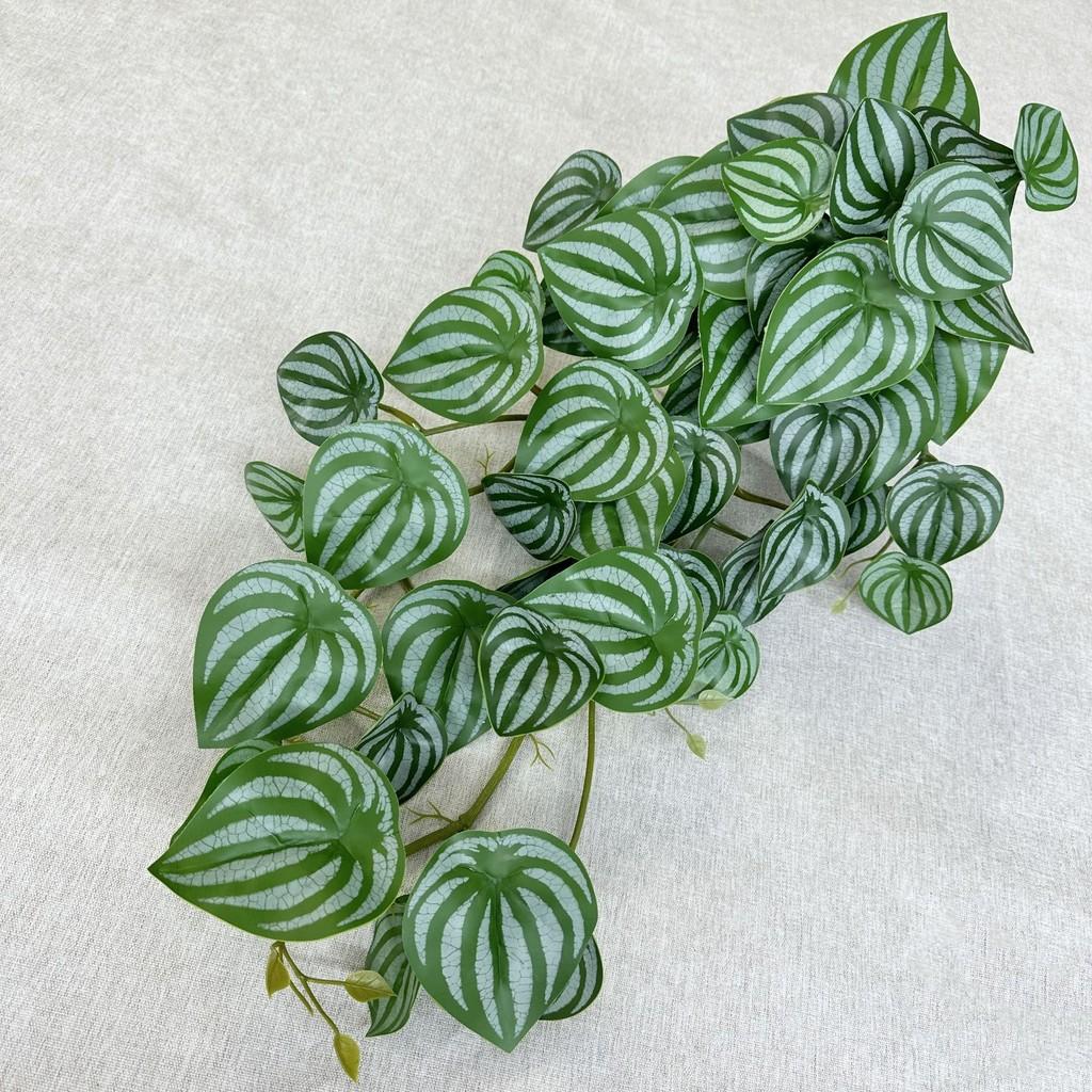 Leaf Watermelon Realistic Plastic Plants For Indoor Outdoor Decoration Gift