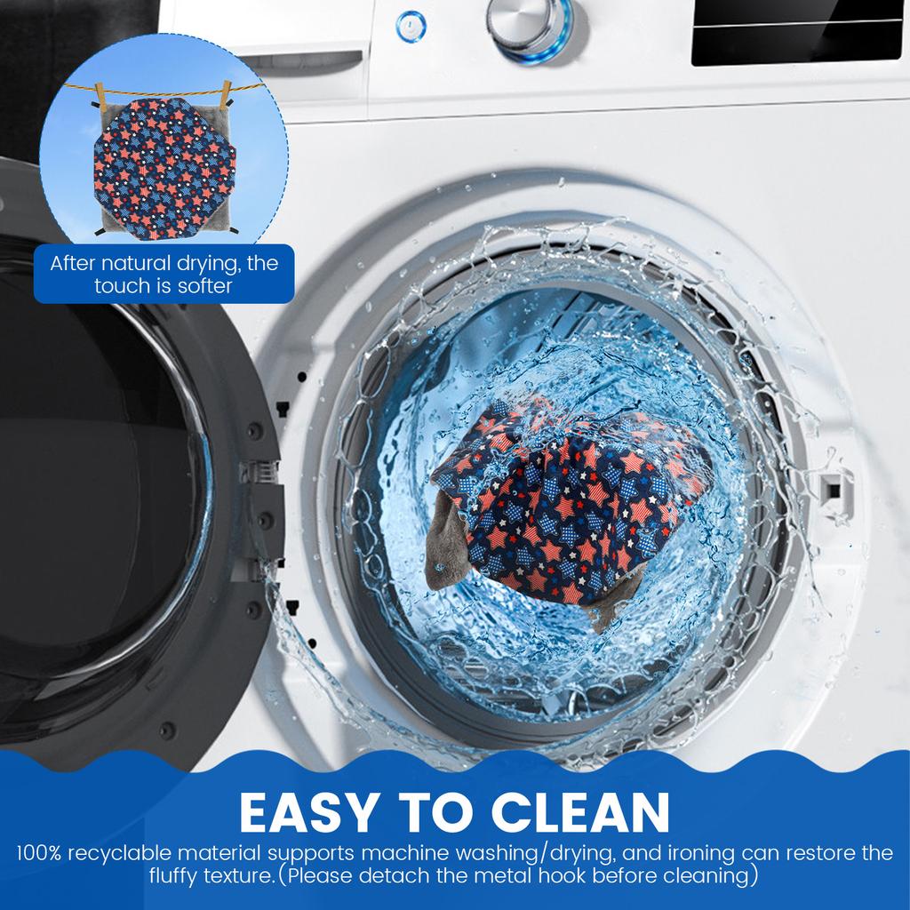 2 Pcs Ferret Hammock Polyester Guinea Pig Hammock with Loop and Tunnel Practical Pet Cage Accessories for Parrot Squirrel Mouse